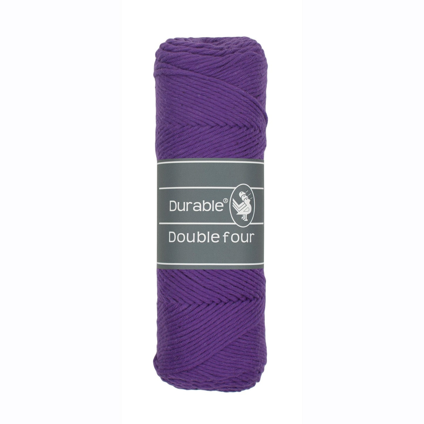 DURABLE Double Four in Violet – dikke katoendraad voor gehaakte dekens en homedeco