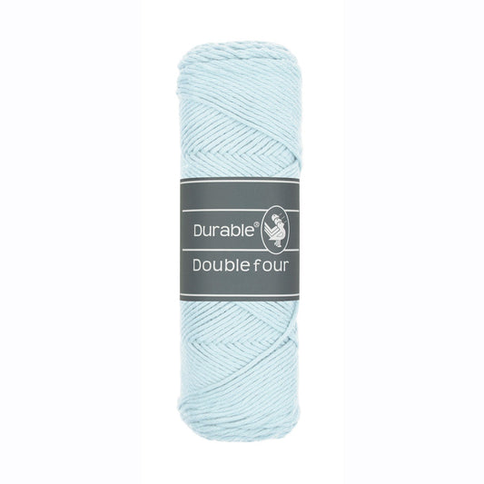 DURABLE Double Four in Pearl – dikke katoendraad voor gehaakte dekens en homedeco