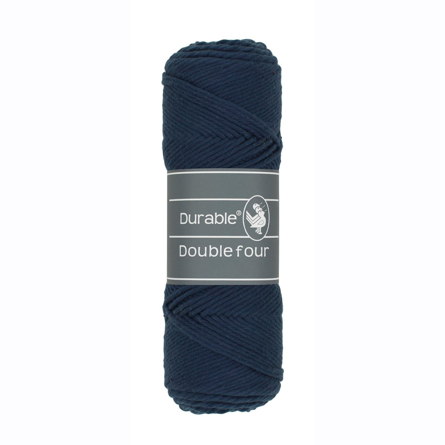 DURABLE Double Four in Navy – dikke katoendraad voor gehaakte dekens en homedeco