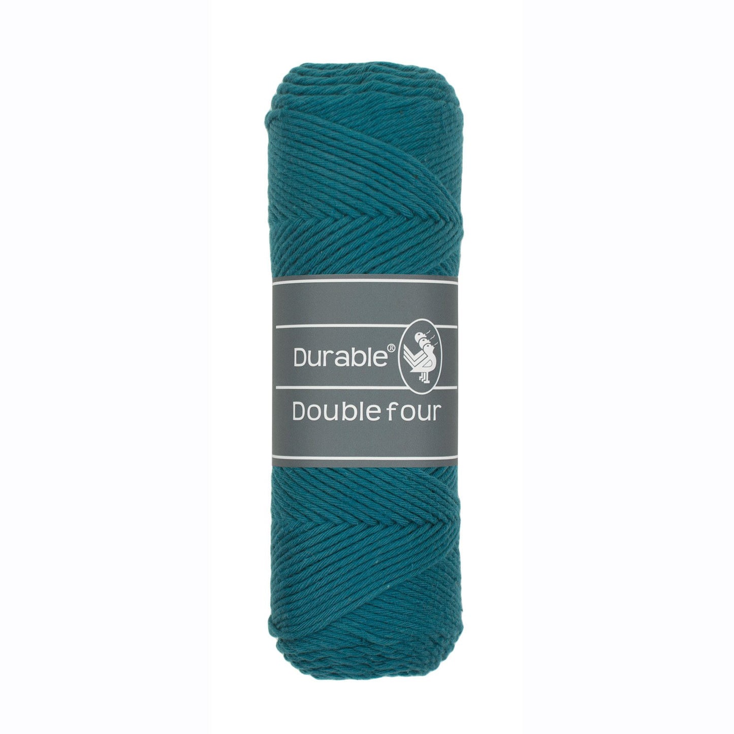 DURABLE Double Four in Petrol – dikke katoendraad voor gehaakte dekens en homedeco