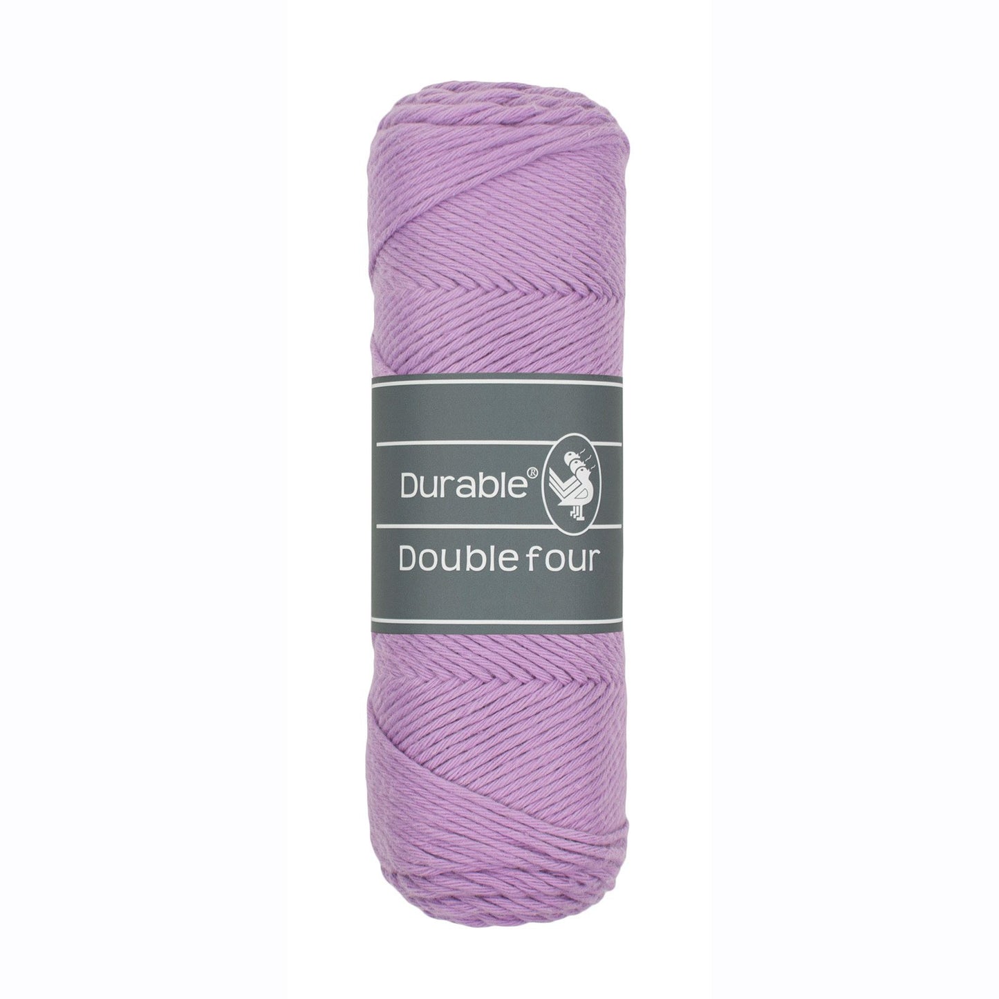 DURABLE Double Four in Lavender – dikke katoendraad voor gehaakte dekens en homedeco