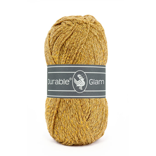 DURABLE Glam breigaren in Gold - glimmend katoen-polyester mengsel