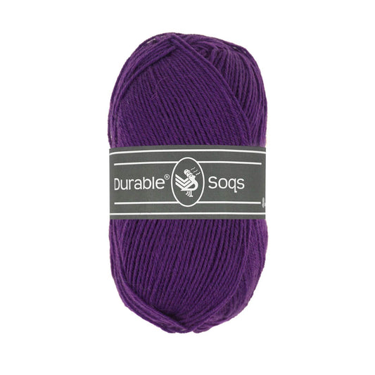 DURABLE Soqs in Violet - Duurzaam en comfortabel brei- en haakgaren
