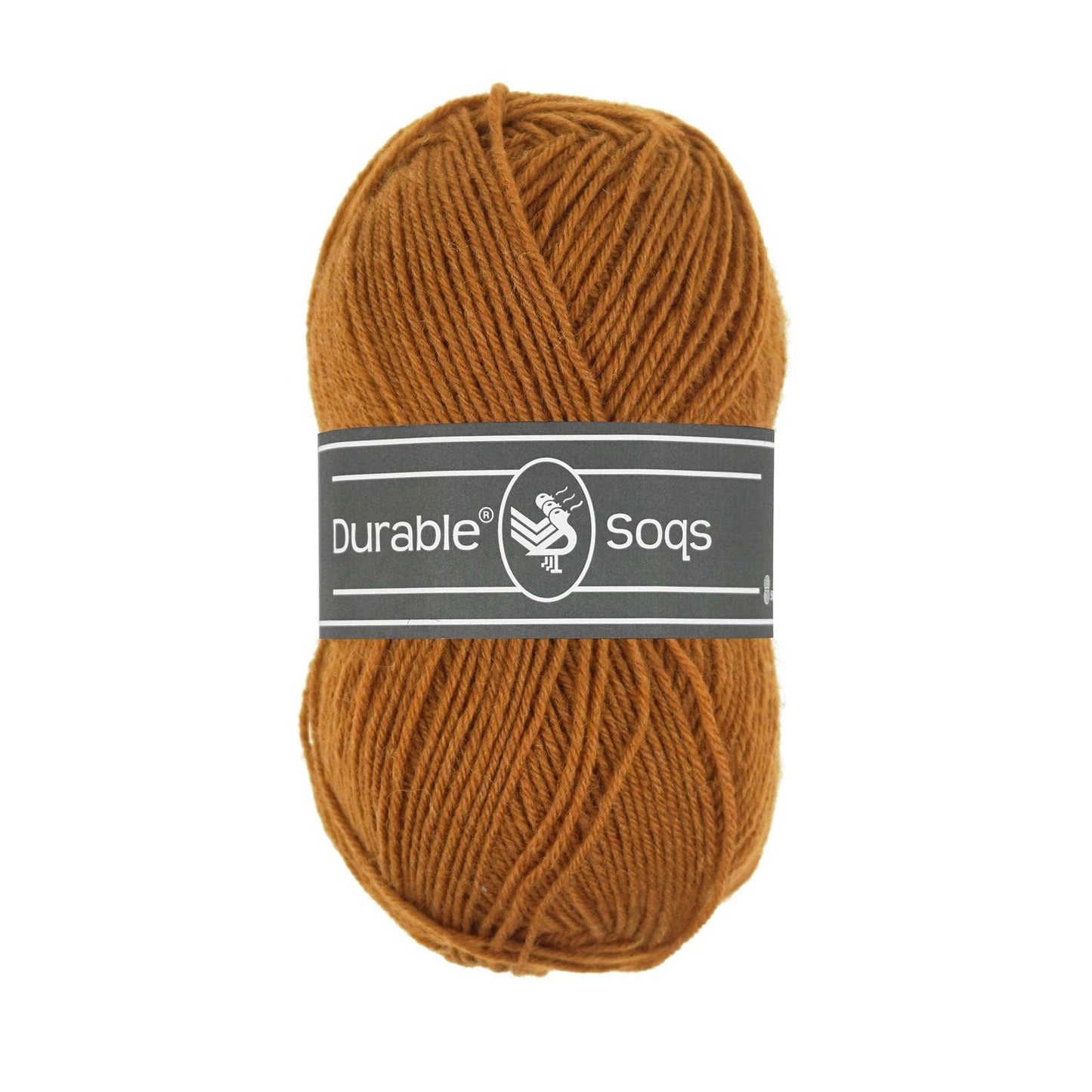 DURABLE Soqs in Almond - Sterke 4-ply sokkenwol met 75% wol
