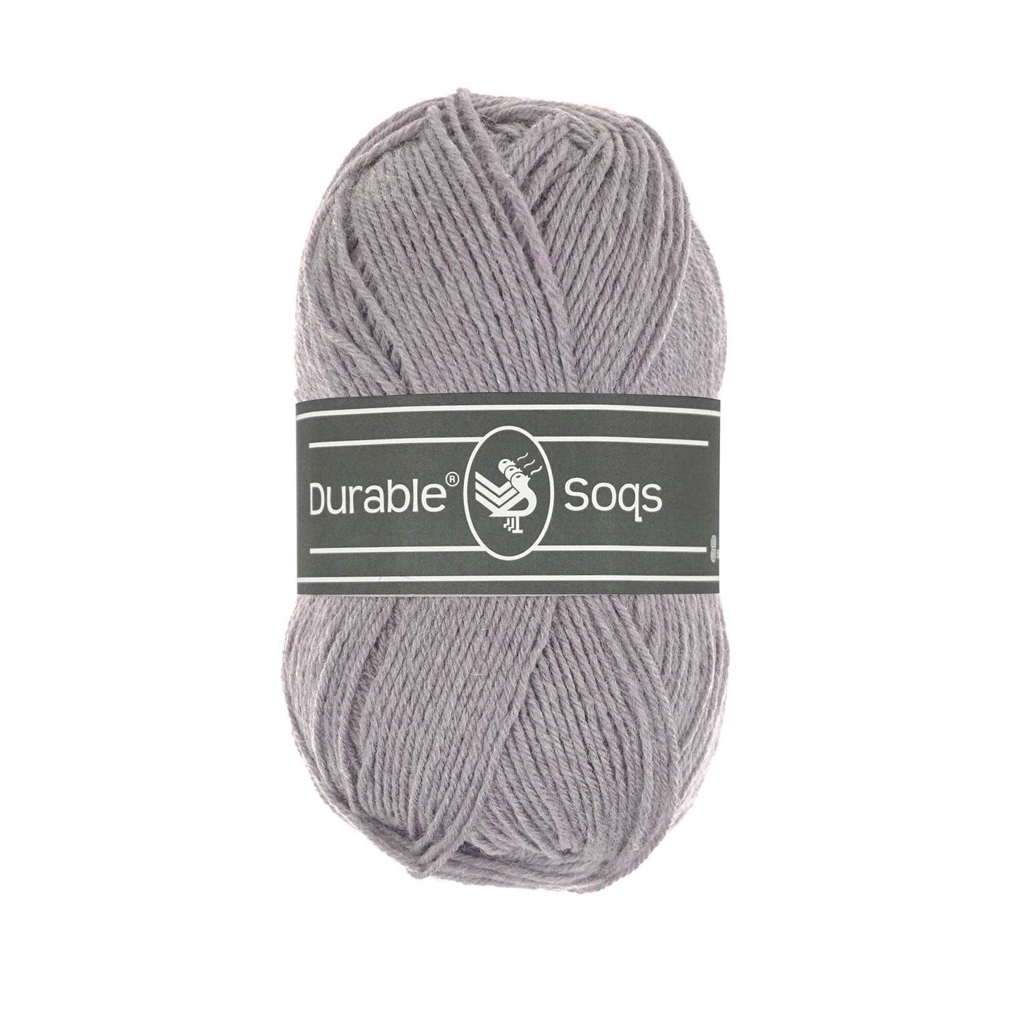 DURABLE Soqs in Lavender grey - Duurzaam en comfortabel brei- en haakgaren