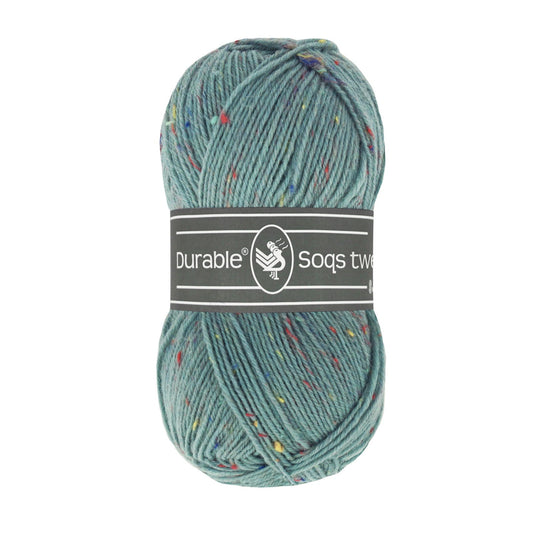 Durable Soqs Tweed in Vintage Green - veelzijdig garen voor sokken en kleding