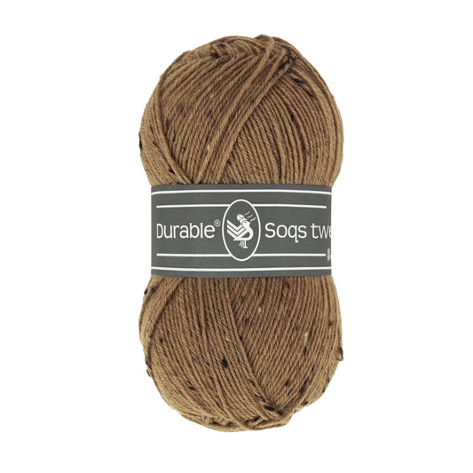 Durable Soqs Tweed in Hazelnut - duurzaam garen voor breien en haken