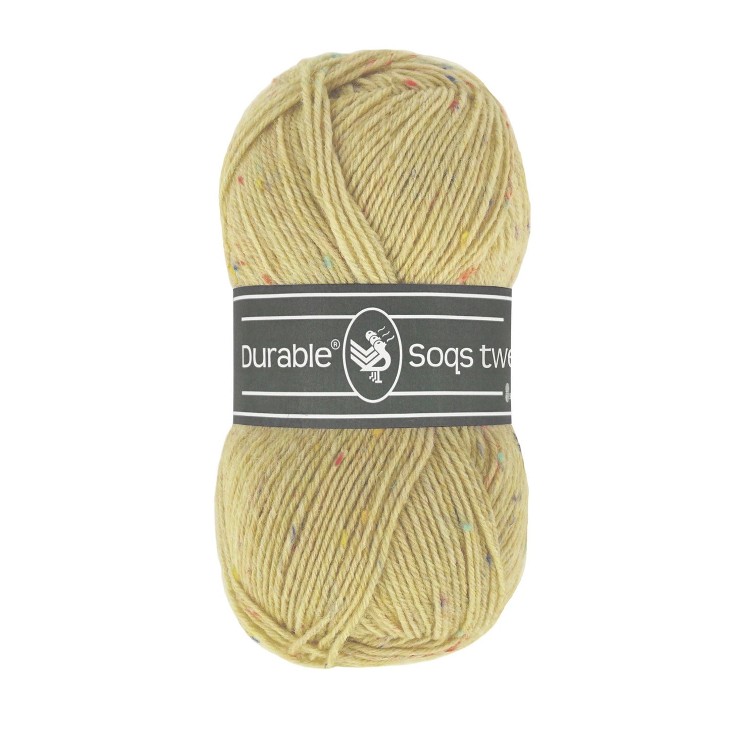 Durable Soqs Tweed in Bleached Sand - ideaal voor breien en haken