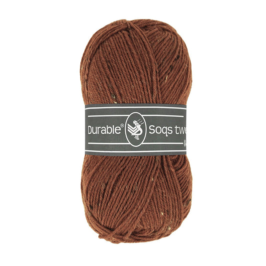 Durable Soqs Tweed in Bombay Brown - ideaal voor sokken en kleding