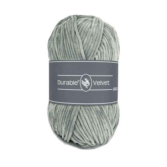 Durable Velvet breigaren in Mouse Grey - stijlvolle kleur voor brei- en haakprojecten