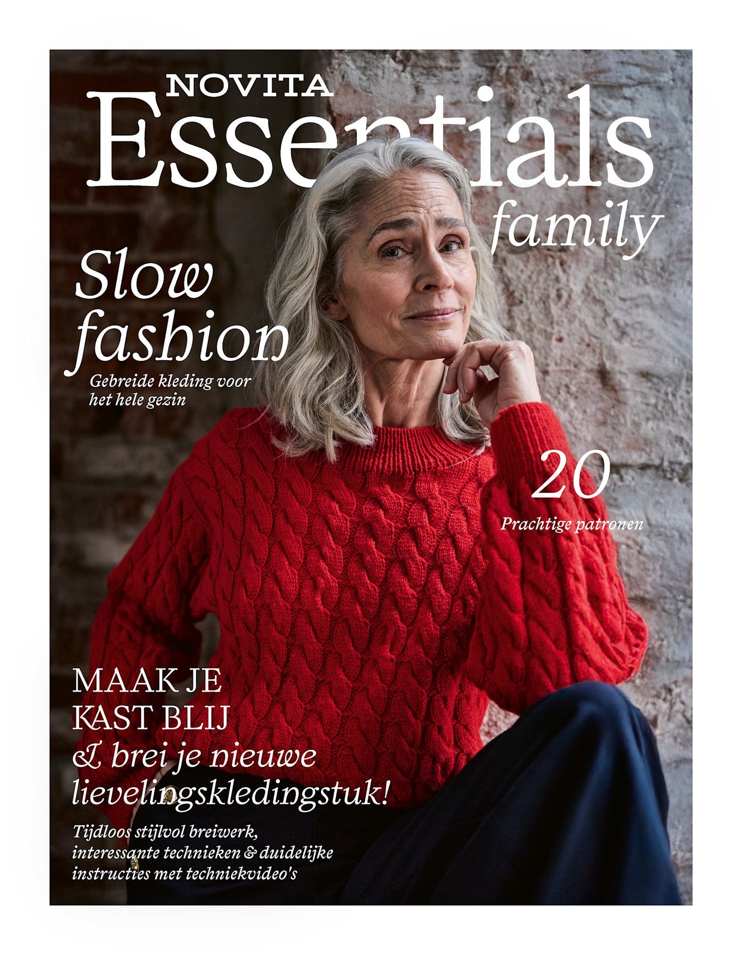 Novita Essentials Family magazine – Nederlandstalig breimagazine met tijdloze patronen