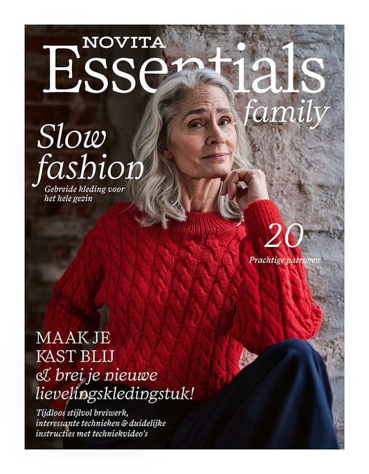 Novita Essentials Family magazine – Nederlandstalig breimagazine met tijdloze patronen