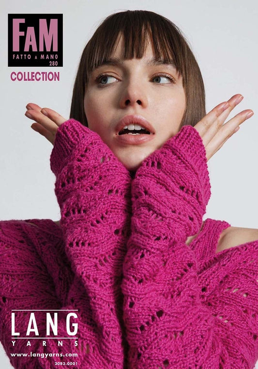Lang Yarns FAM 280 magazine – inspirerende brei- en haakpatronen