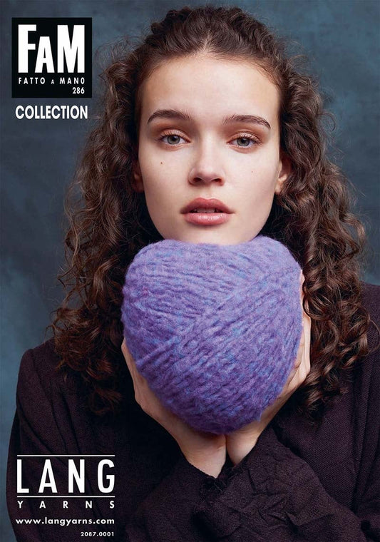Lang Yarns FAM 286 magazine - inspirerende breipatronen voor hedendaagse stijlen