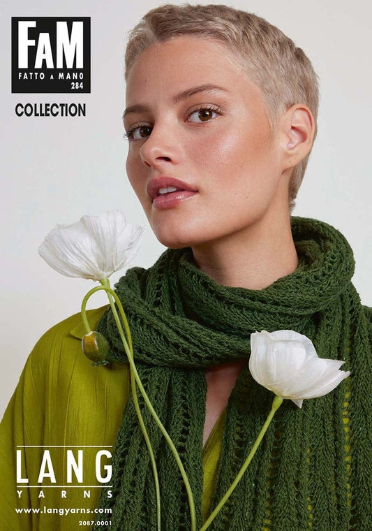 Lang Yarns FAM 284 magazine - zomerse breipatronen voor frisse ontwerpen