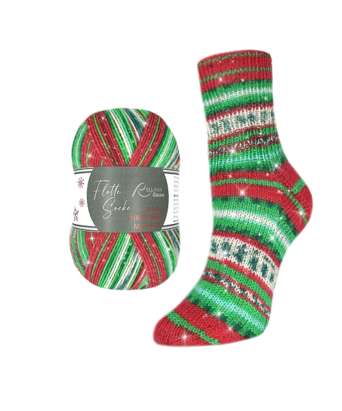 Flotte Socke Christmas 4-ply