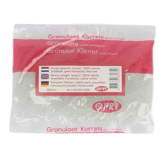Granulaat korrels transparant voor knuffels en amigurumi - 250 gram verpakking