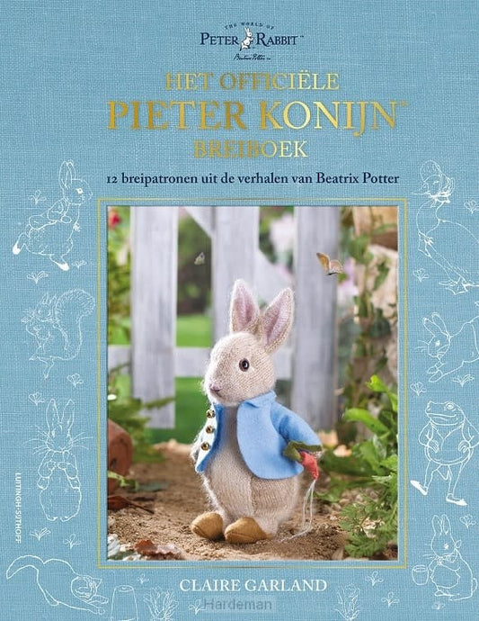 Het officiële Pieter Konijn breiboek - Claire Garland - breipatroonboek met geliefde figuren