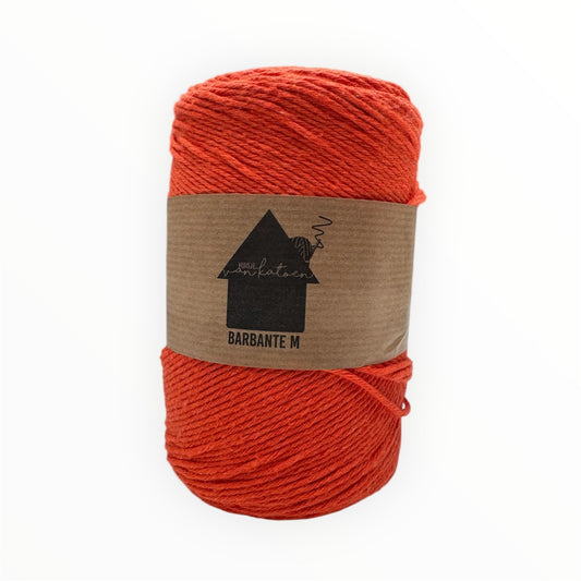 Huisje van Katoen Barbante M in Willem Oranje - 100% gerecycled katoengaren