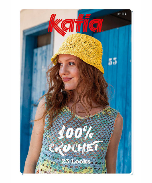 Katia Crochet 117 haakmagazine - groen en blauw kleurenpalet voor haakprojecten