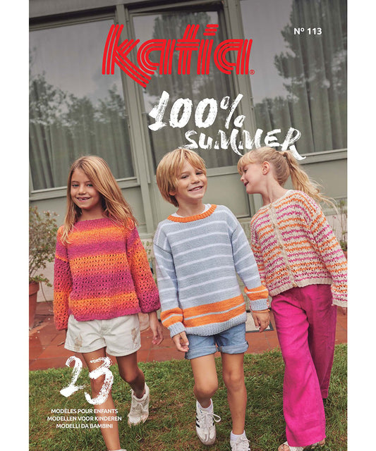 Katia Kinderen 113 tijdschrift - kleurrijke breipatronen voor kinderen