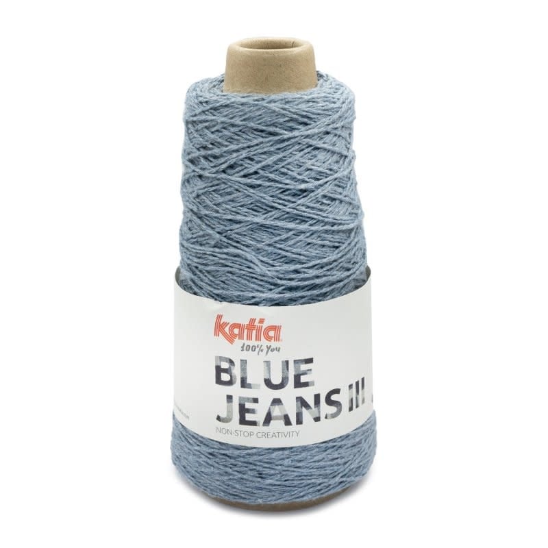 Katia Blue Jeans breigaren in licht jeans - ecologisch verantwoorde katoenen garen