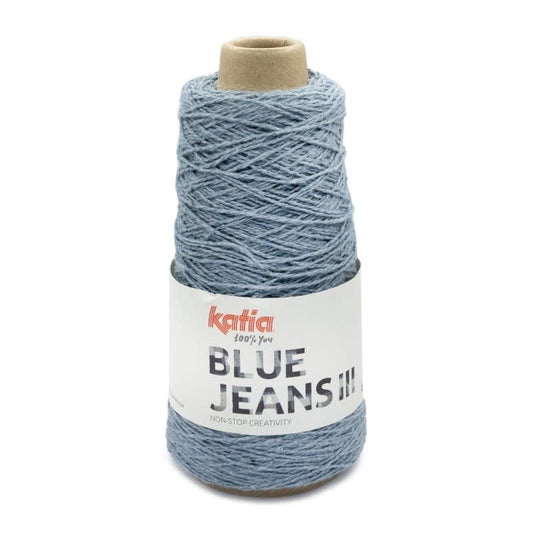 Katia Blue Jeans breigaren in licht jeans - ecologisch verantwoorde katoenen garen