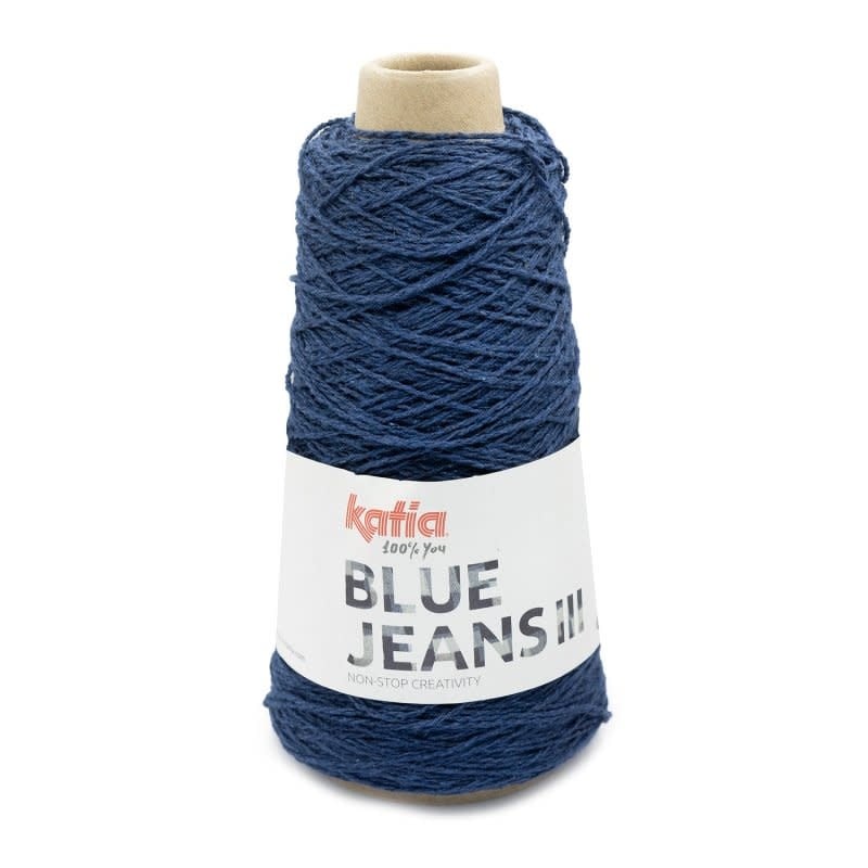 Katia Blue Jeans breigaren in donker jeans - gerecyclede stoffen voor duurzame mode