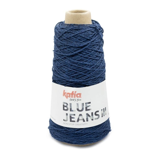 Katia Blue Jeans breigaren in donker jeans - gerecyclede stoffen voor duurzame mode