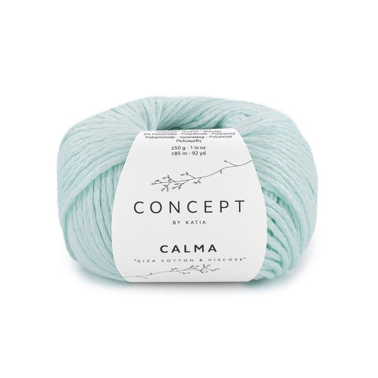 Katia Calma kettinggaren in water blauw - elegant garen voor stijlvolle accessoires