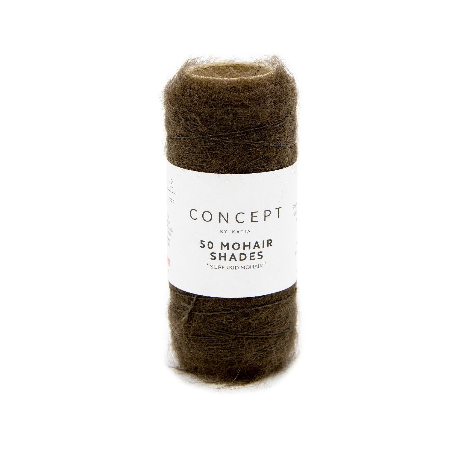 Katia Concept 50 Mohair Shades in kaki - ideale haakgaren voor lace patronen