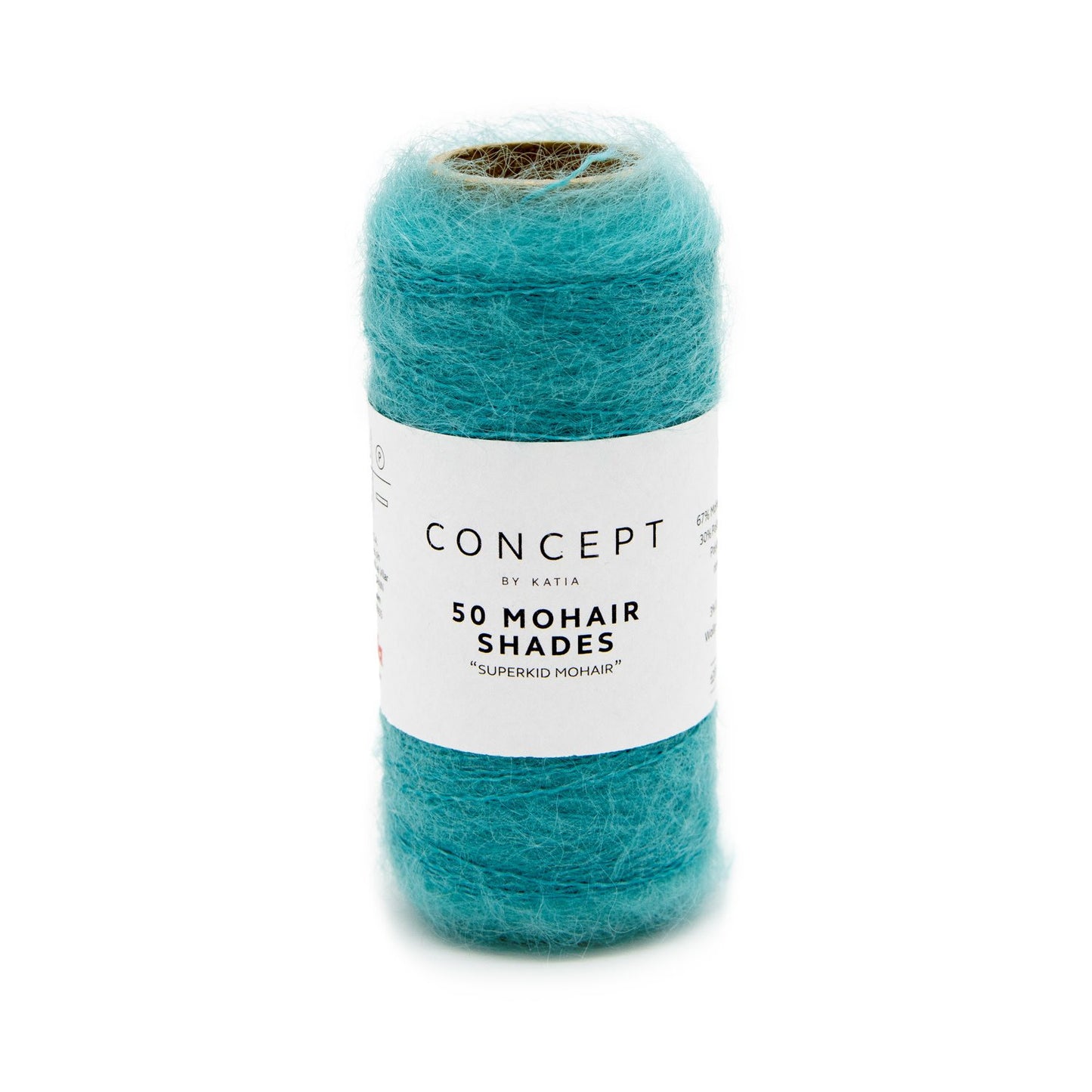 Katia Concept 50 Mohair Shades in aqua - zachte breigaren voor luchtige sjaals
