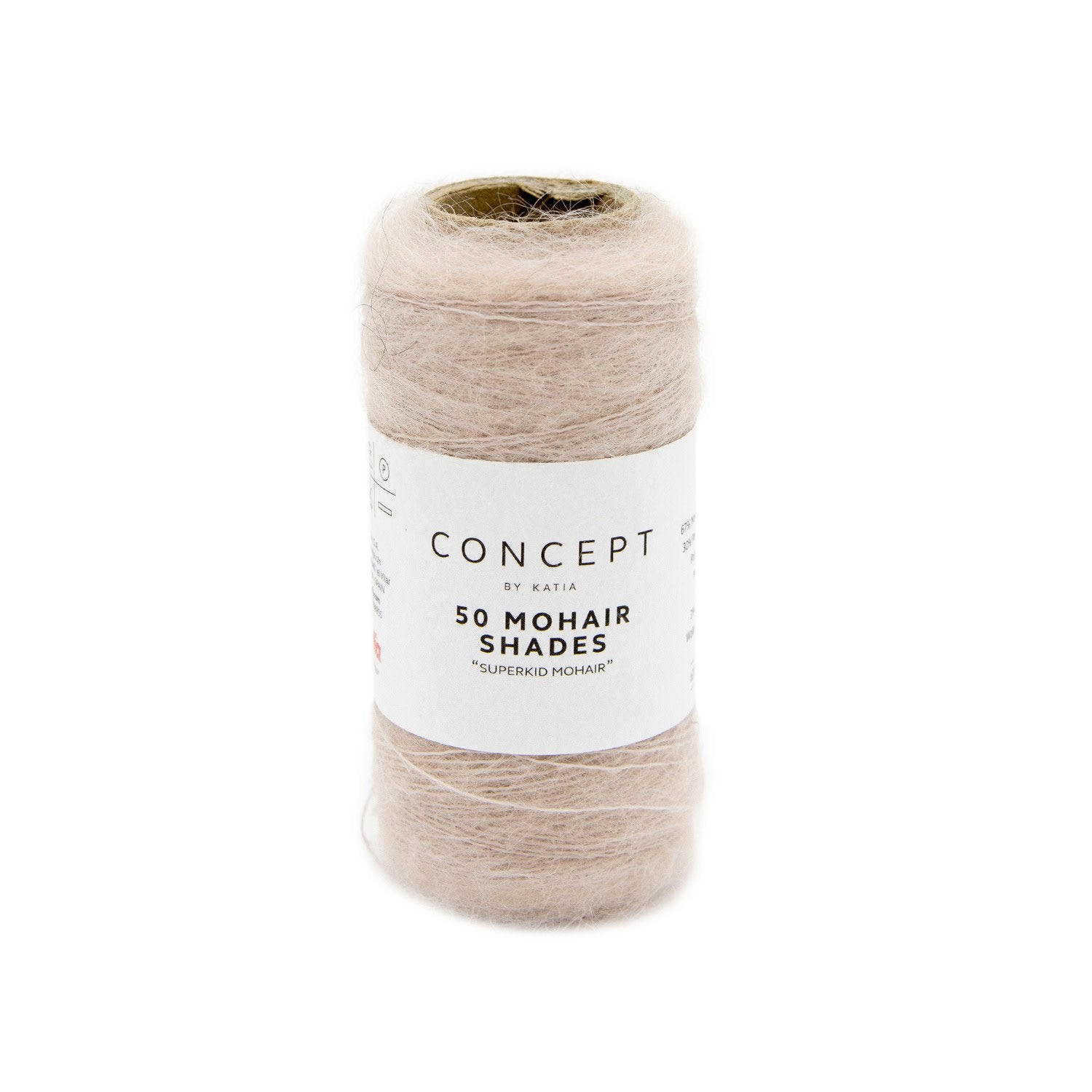 Katia Concept 50 Mohair Shades in zacht roze - ideale haakgaren voor lace patronen