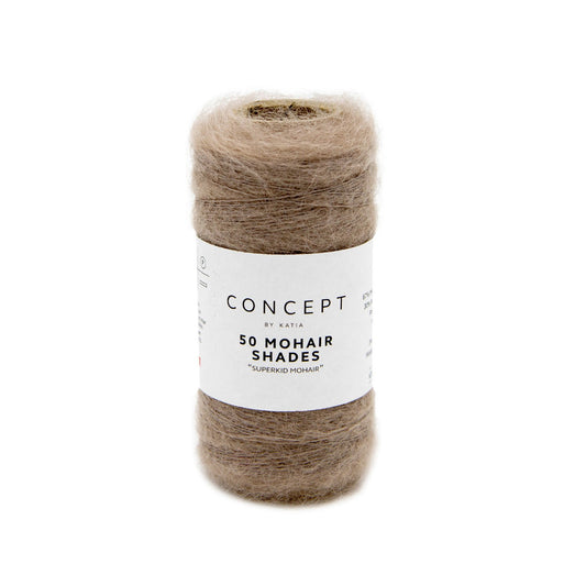 Katia Concept 50 Mohair Shades in poederroze - zachte breigaren voor delicate projecten