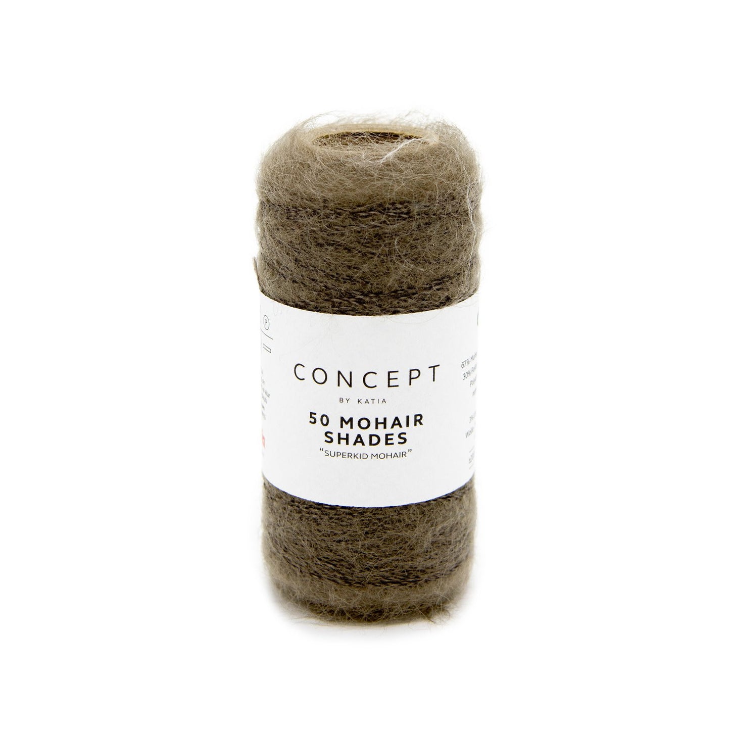 Katia Concept 50 Mohair Shades in nerts - zachte breigaren voor luchtige sjaals
