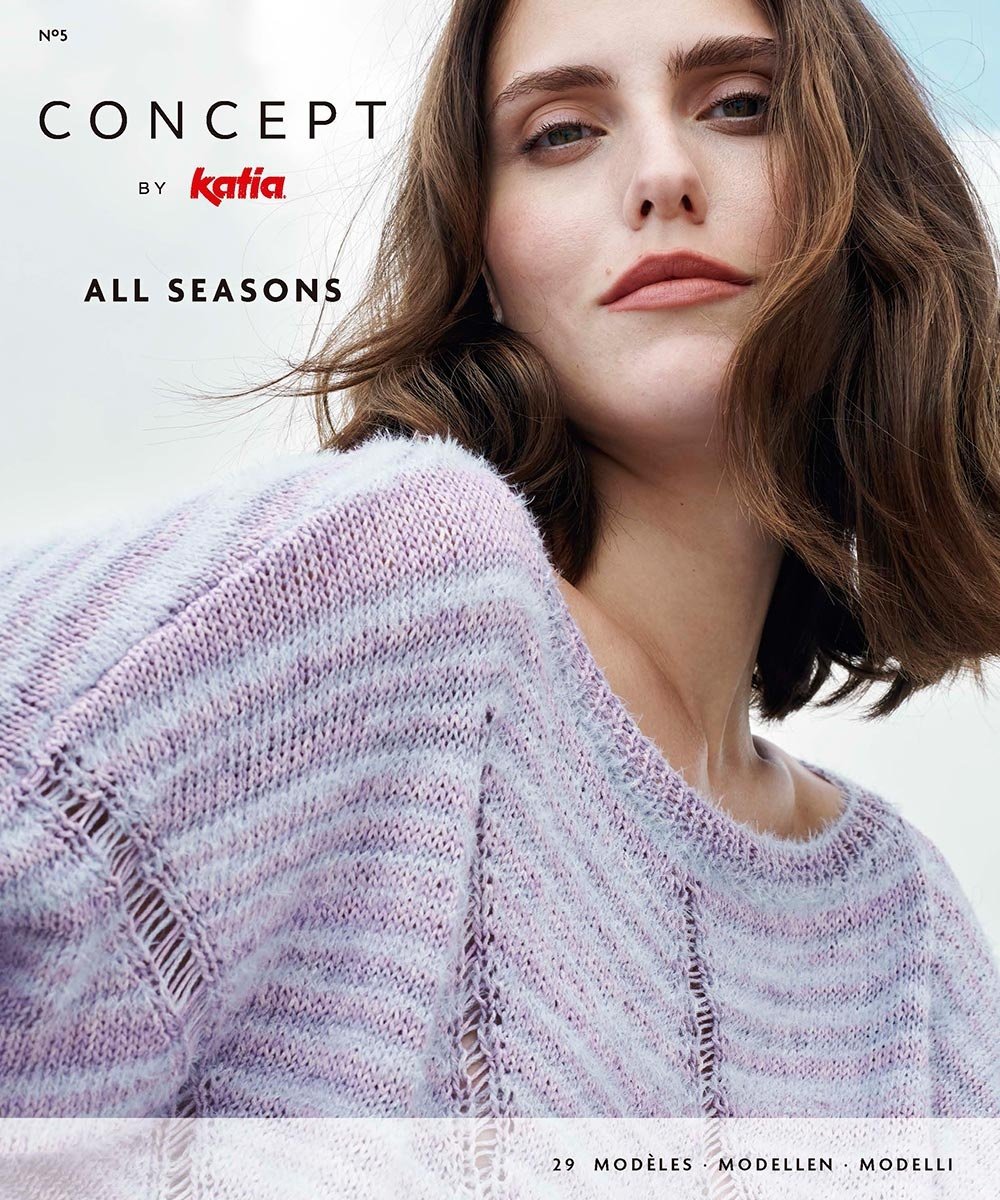 Katia All Seasons 5 magazine - 32 patronen voor breien en haken