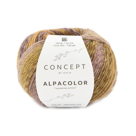 Katia Alpacolor Alpaca garen in kleur 104 - perfect voor comfortabele truien