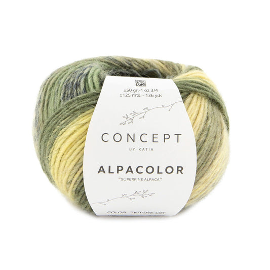 Katia Alpacolor Alpaca garen in kleur 106 - zacht en stevig voor brei- en haakwerk