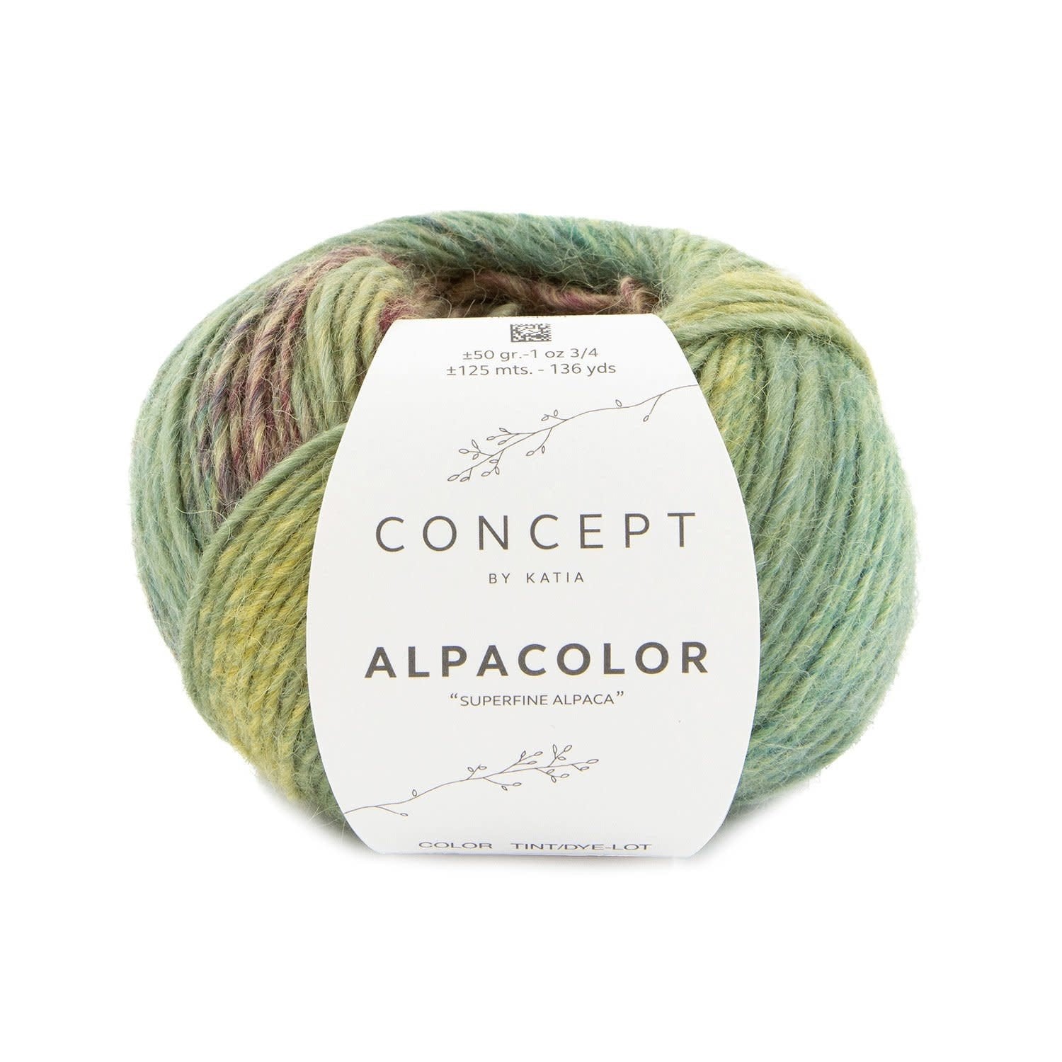 Katia Alpacolor Alpaca garen in kleur 107 - ideaal voor winteraccessoires