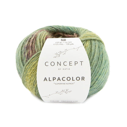 Katia Alpacolor Alpaca garen in kleur 107 - ideaal voor winteraccessoires