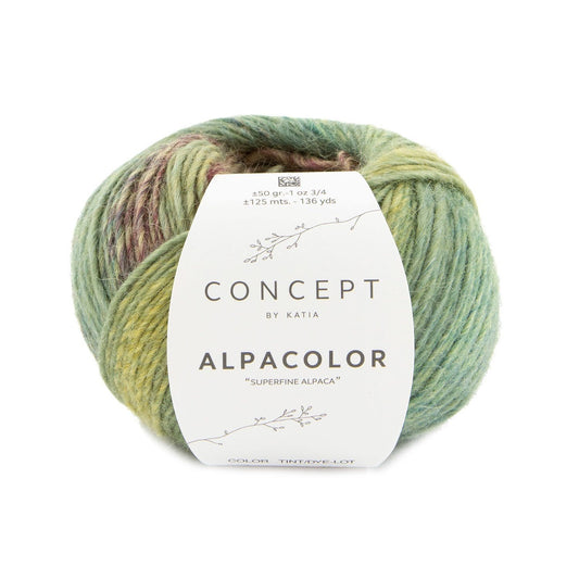 Katia Alpacolor Alpaca garen in kleur 107 - ideaal voor winteraccessoires