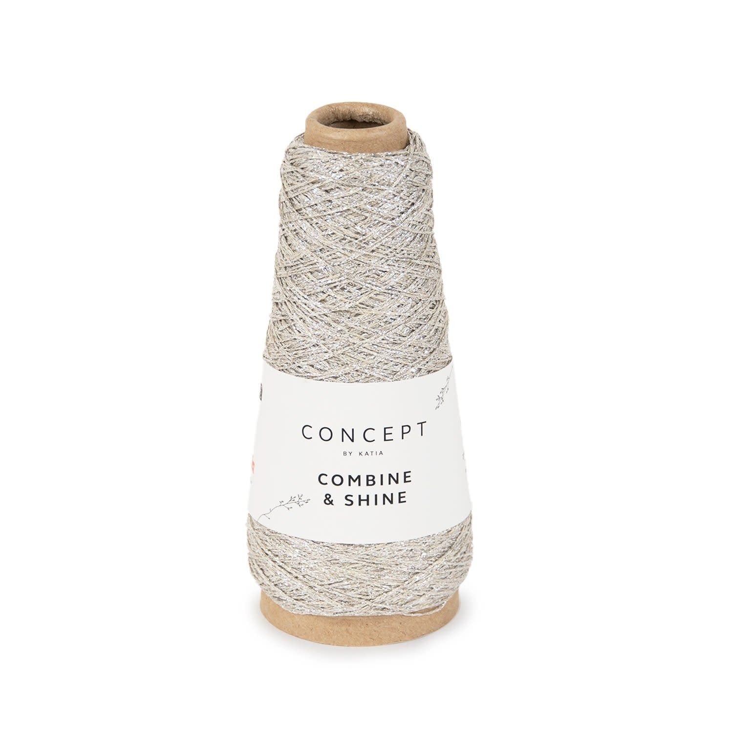 Katia Concept Combine & Shine in kleur 10 - glanzend meeloopgaren voor breien en haken