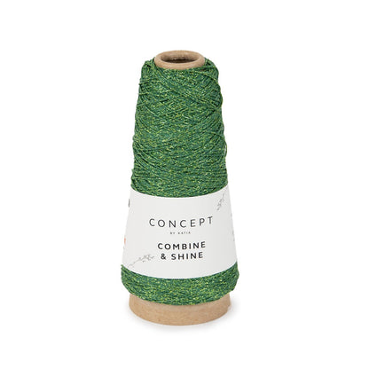 Katia Concept Combine & Shine in kleur 40 - glanzend meeloopgaren voor breien en haken