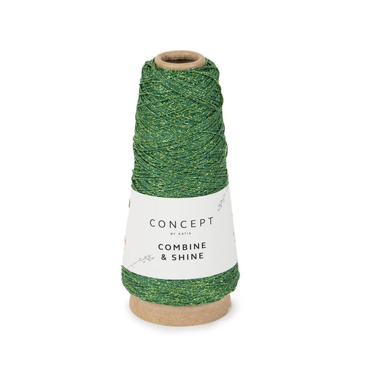 Katia Concept Combine & Shine in kleur 40 - glanzend meeloopgaren voor breien en haken