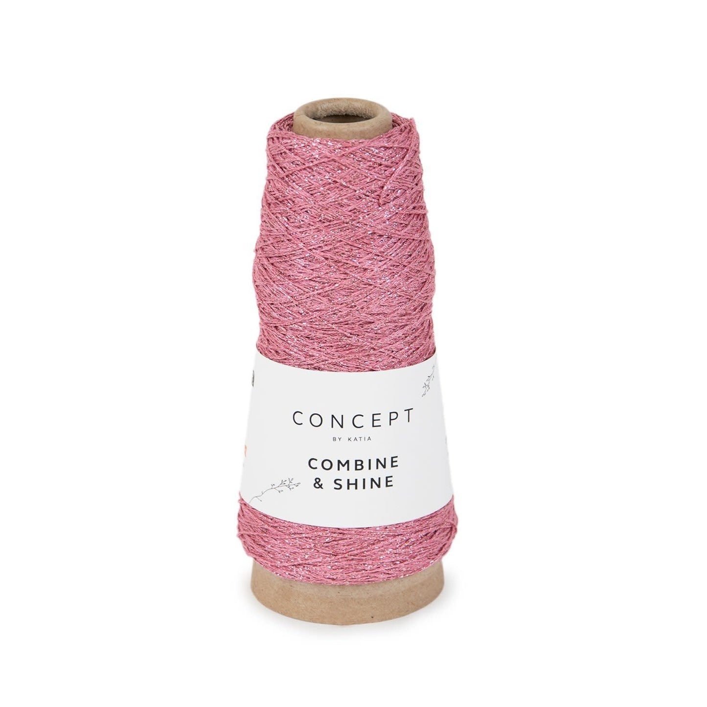 Katia Concept Combine & Shine in kleur 70 - glanzend meeloopgaren voor breien en haken