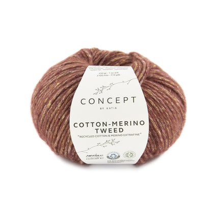 Katia Concept Cotton-Merino Tweed in kleur 500 – Duurzaam breigaren voor warme truien