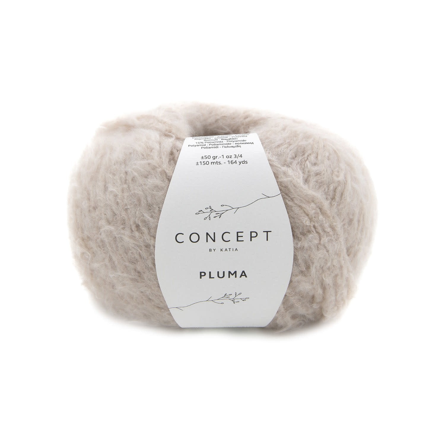 Katia Concept Pluma in 72 bleekrood - zachte textuur voor comfortabele kleding
