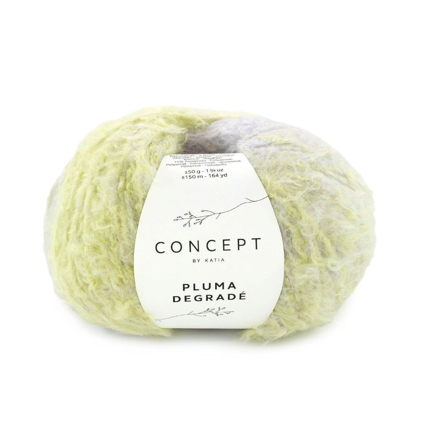 Katia Concept Pluma Degradé 200 - zachtheid en luxe in één garen