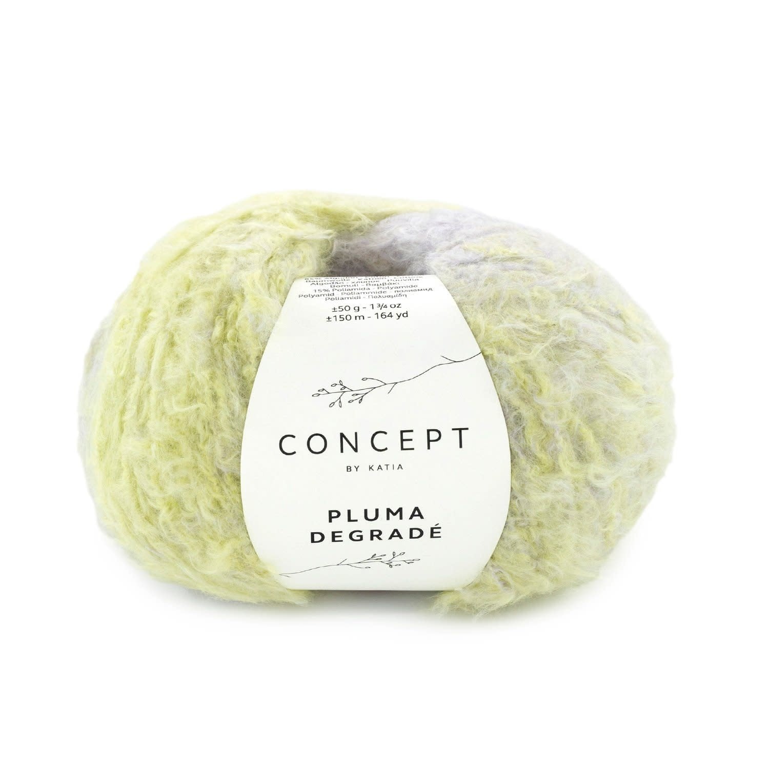 Katia Concept Pluma Degradé 200 - zachtheid en luxe in één garen