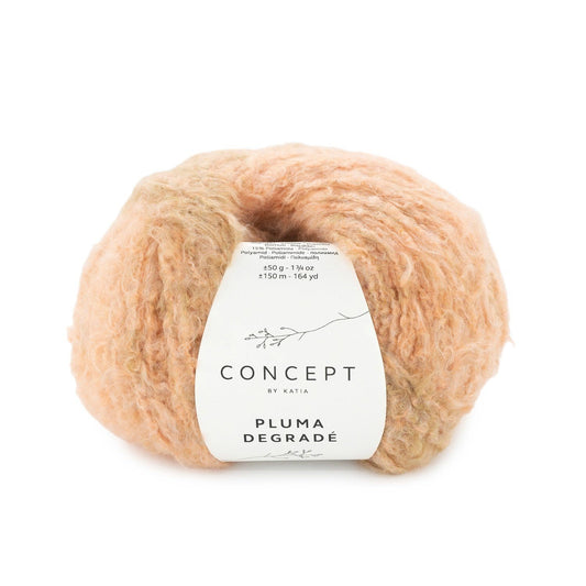 Katia Concept Pluma Degradé 203 - zachtheid van mohair in katoen